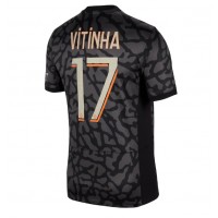 Paris Saint-Germain Vitinha Ferreira #17 Tretí futbalový dres 2023-24 Krátky Rukáv